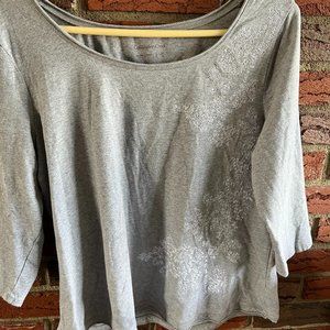 Coldwater Creek, Gray XL Shirt